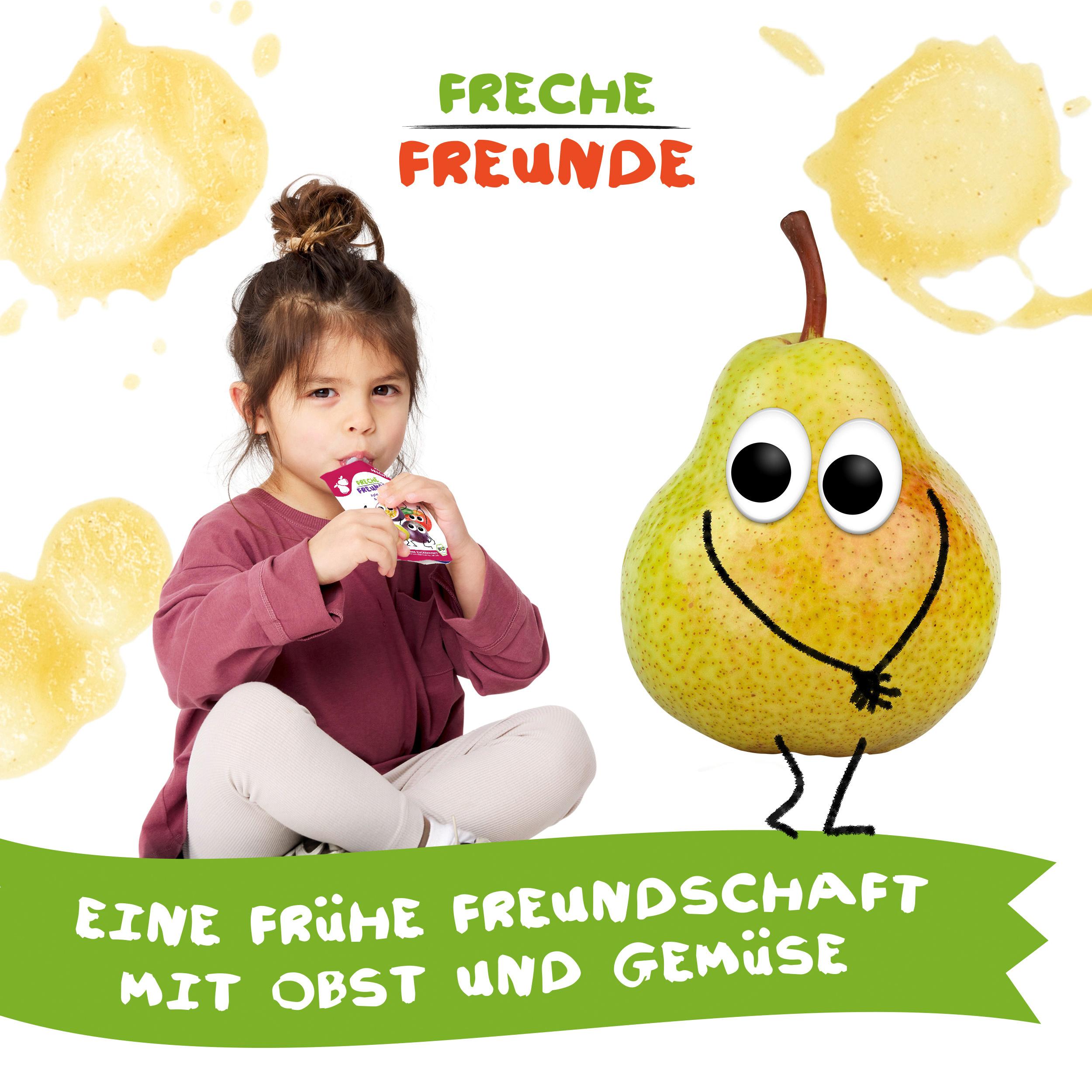 Produktbild Freche Freunde Quetschie Apfel, Birne&Passionsfrucht 16 von 19