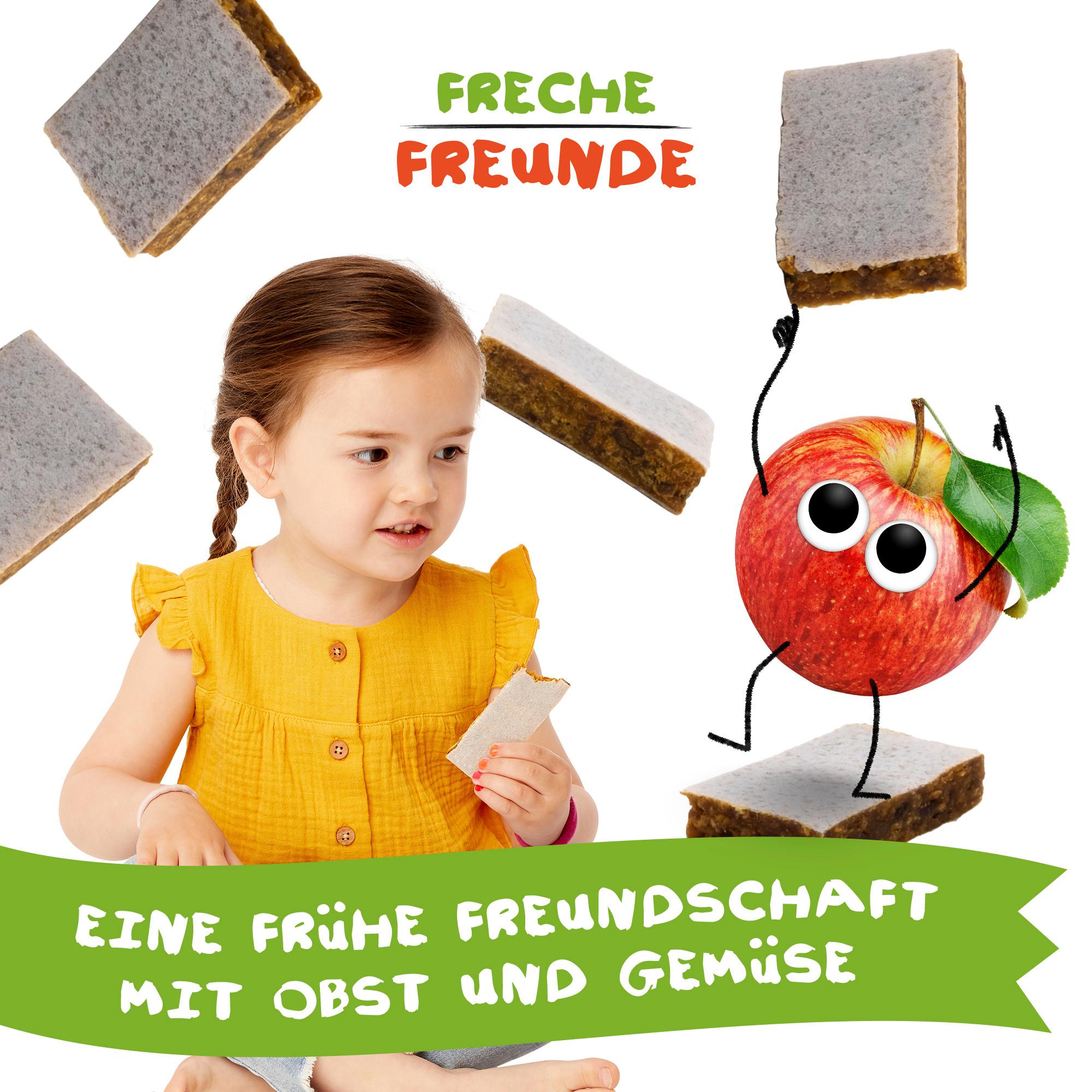 Produktbild Freche Freunde Bio Getreideriegel Apfel&Karotte 4er-Pack 3 von 11