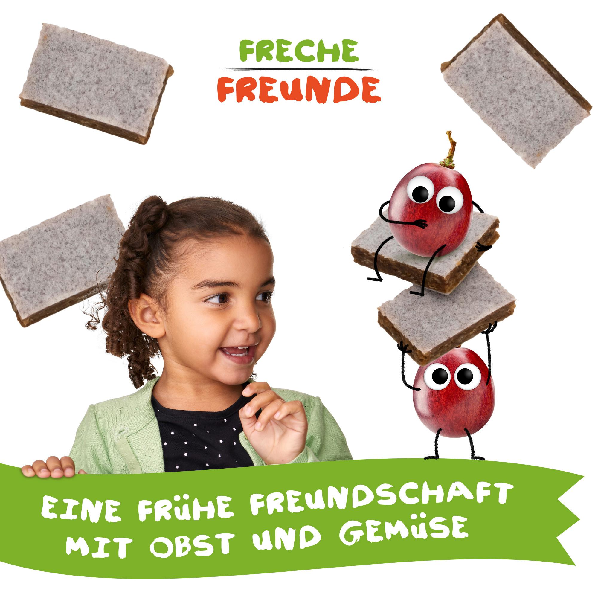Produktbild Freche Freunde Bio Getreideriegel Rote Traube, Aronia&Banane 4er-Pack 12 von 12