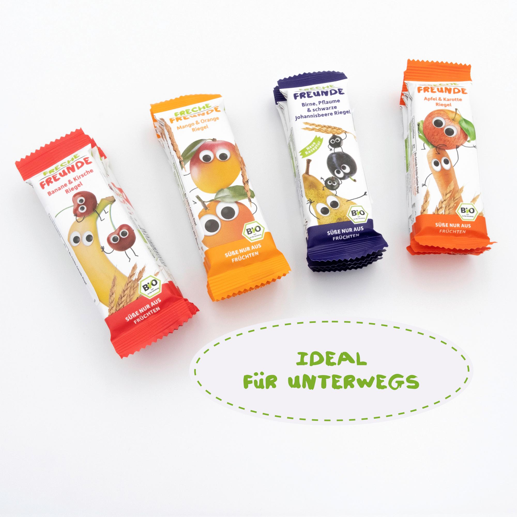 Produktbild Freche Freunde Bio Getreideriegel Rote Traube, Aronia&Banane 4er-Pack 5 von 12