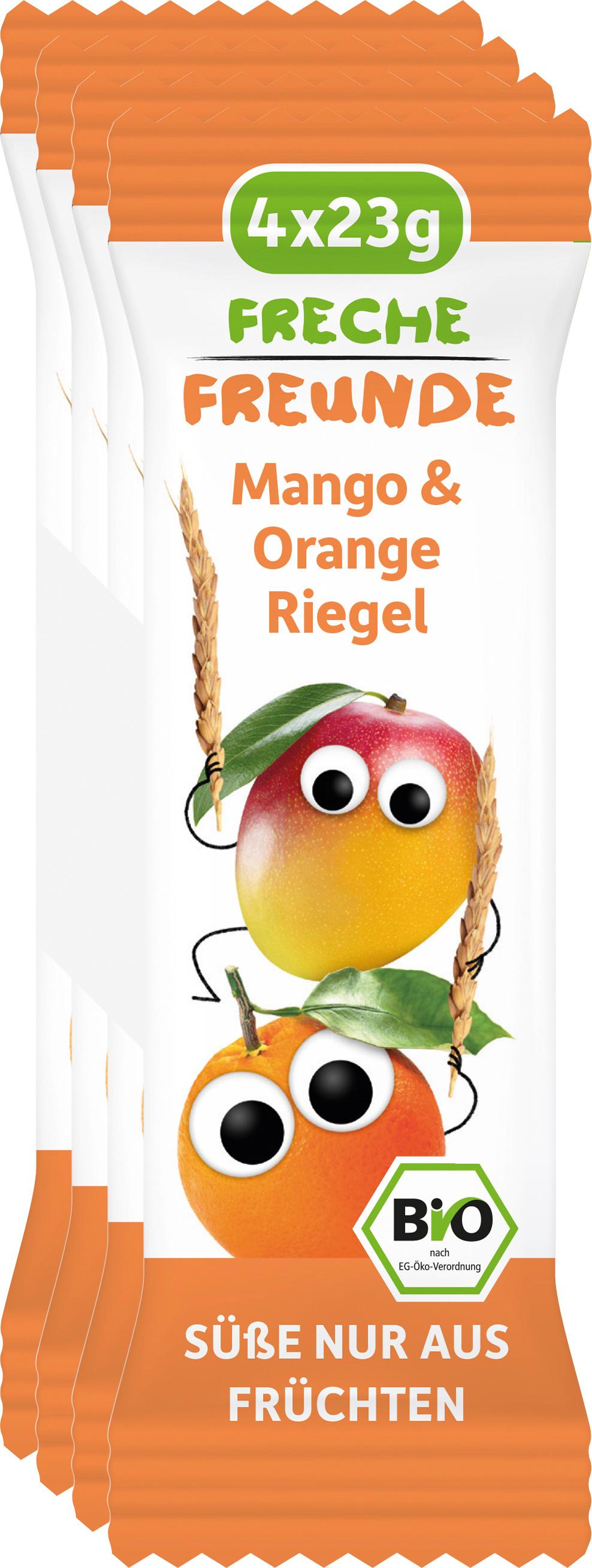 Freche Freunde Bio Frecher Riegel Mango&Orange 4x23g
