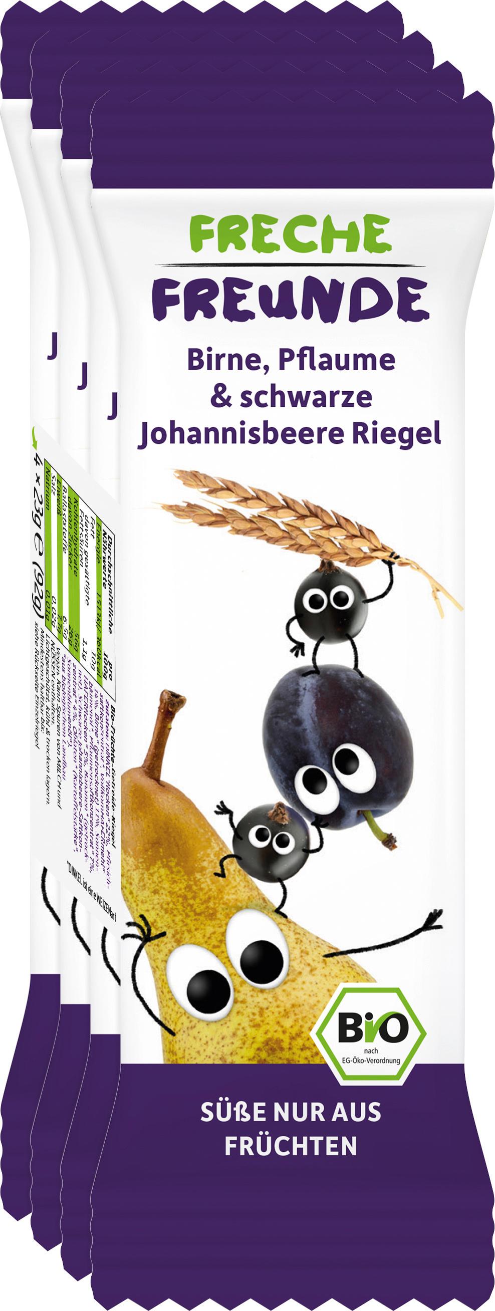 Freche Freunde Bio Riegel Pflaume&Brombeere 4x23g