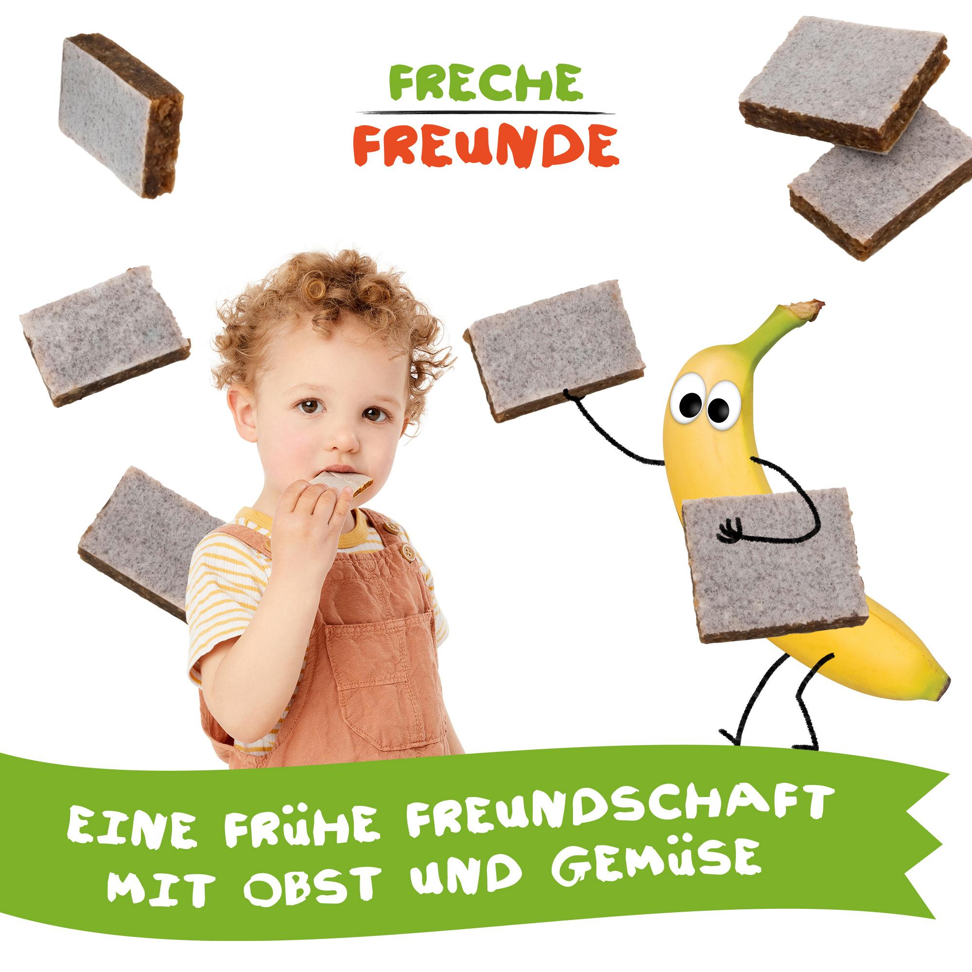Produktbild Freche Freunde Bio Riegel Banane&Kirsche 4x23g 11 von 11