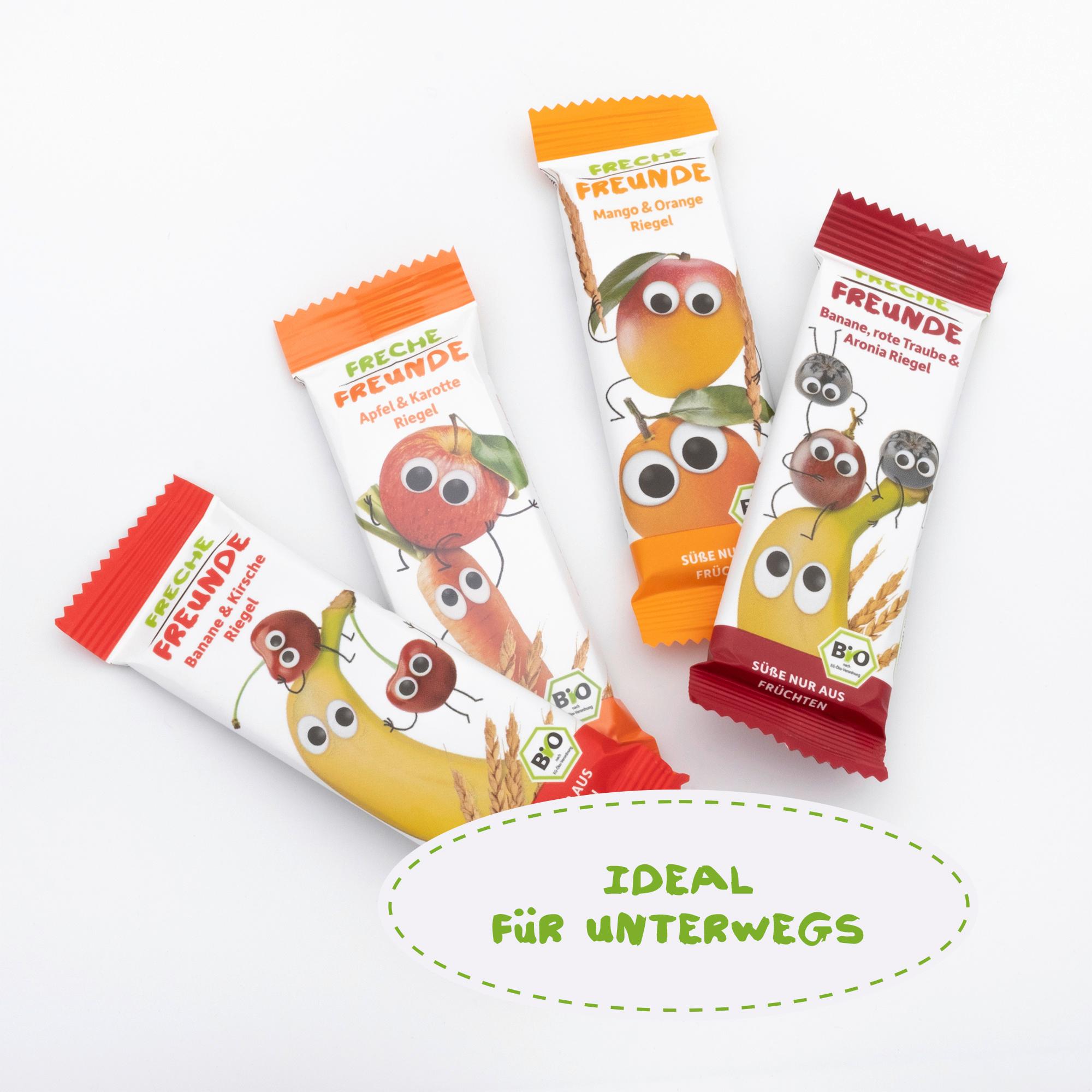 Produktbild Freche Freunde Bio Riegel Banane&Kirsche 4x23g 7 von 11