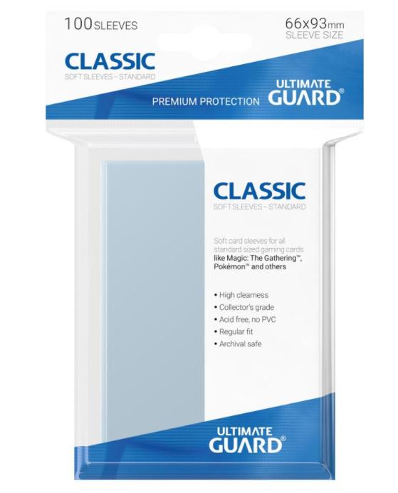 Ultimate Guard Classic Soft Sleeves Standardgröße Transparent (100) UGD010001