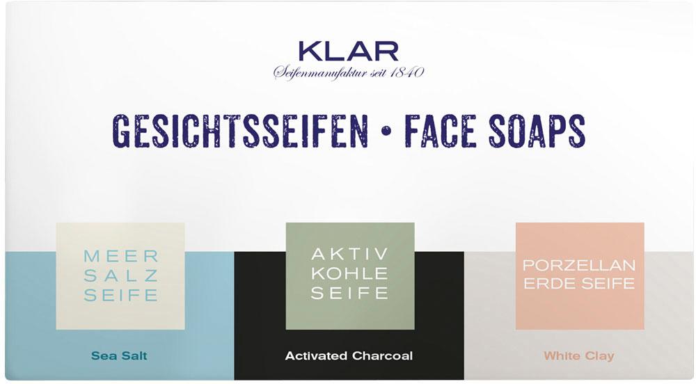 KLAR'S Klassische Gesichtsseifen Set