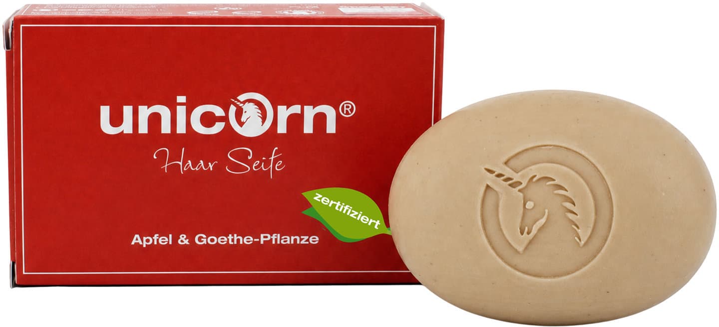 unicorn® Apfel-Haarseife mit Goethepflanzen-Extrakt