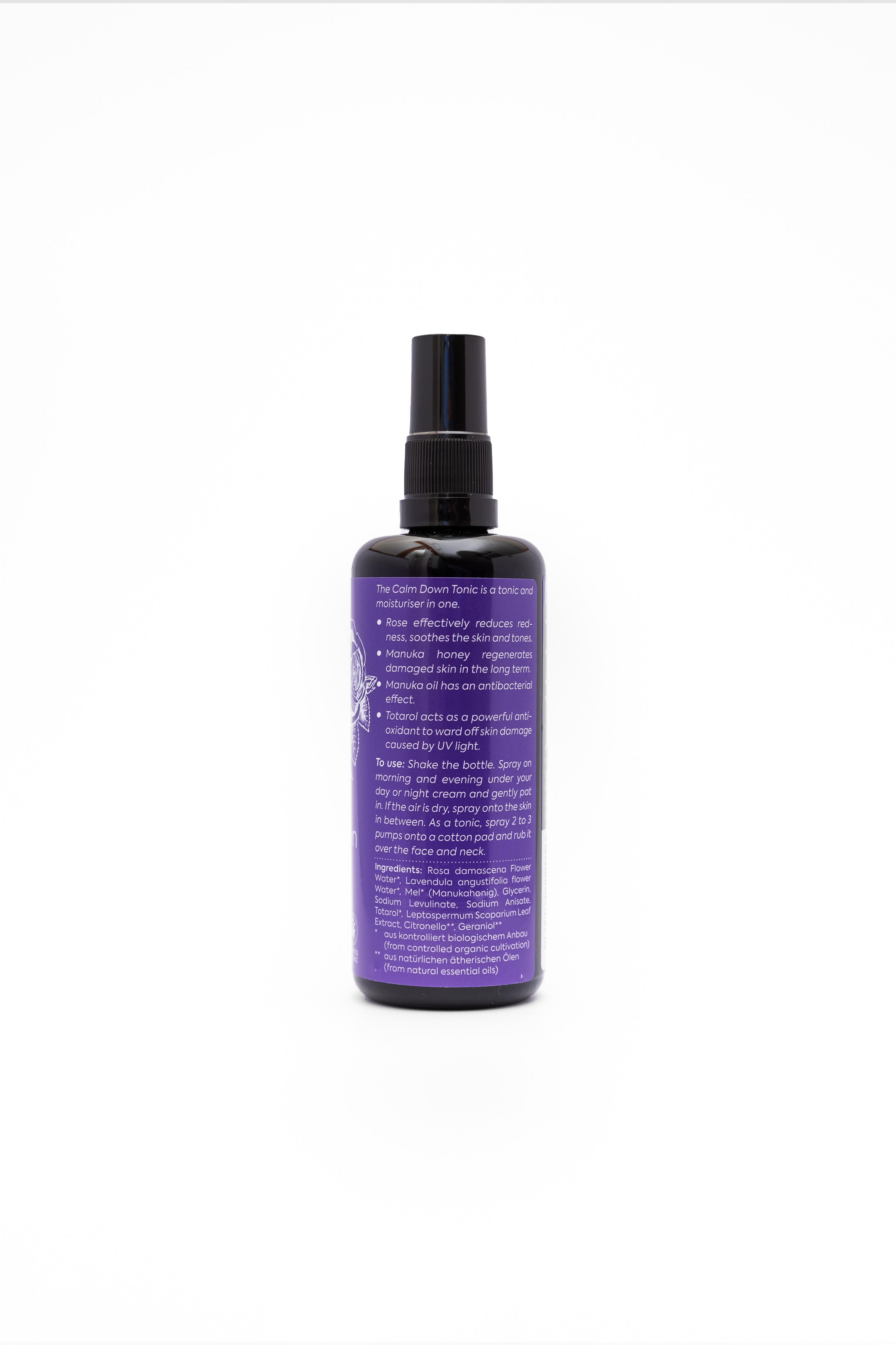 Produktbild Cobicos Calm Down Tonic mit Rosenhydrolat, Manukahonig und Manukaöl 2 von 2