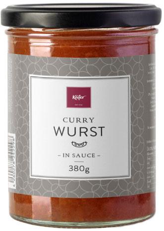 Käfer Currywurst in Sauce