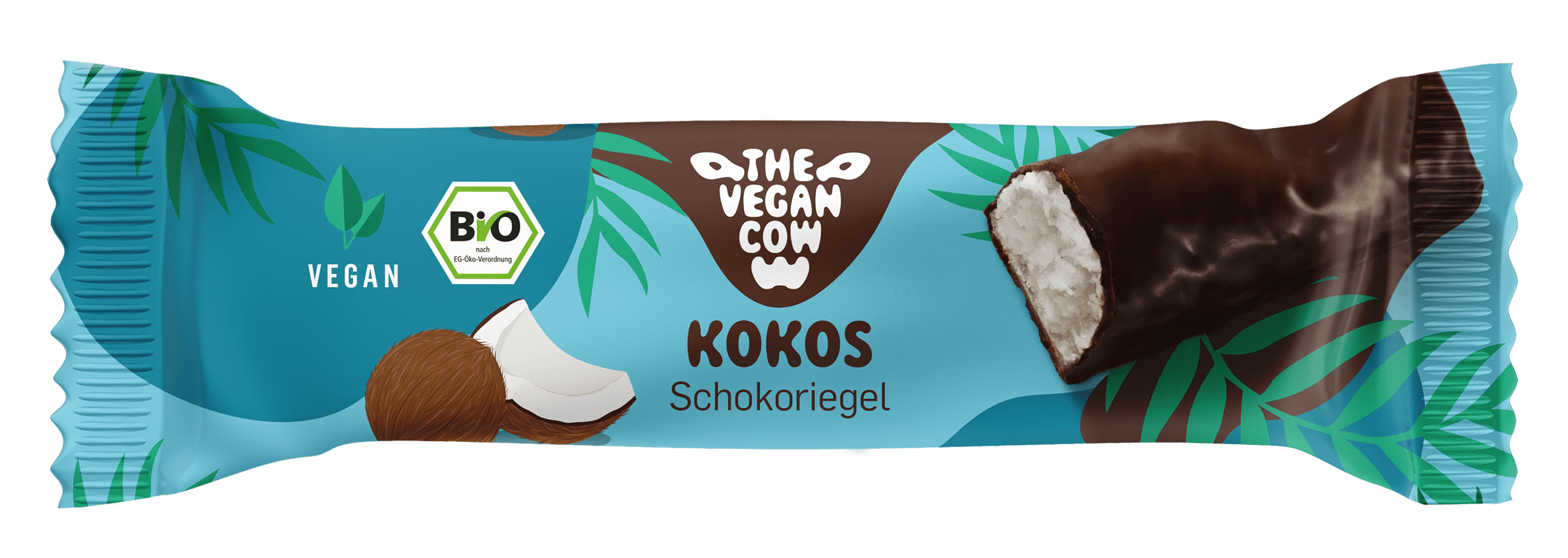 THE VEGAN COW Bio Schokoriegel Kokos