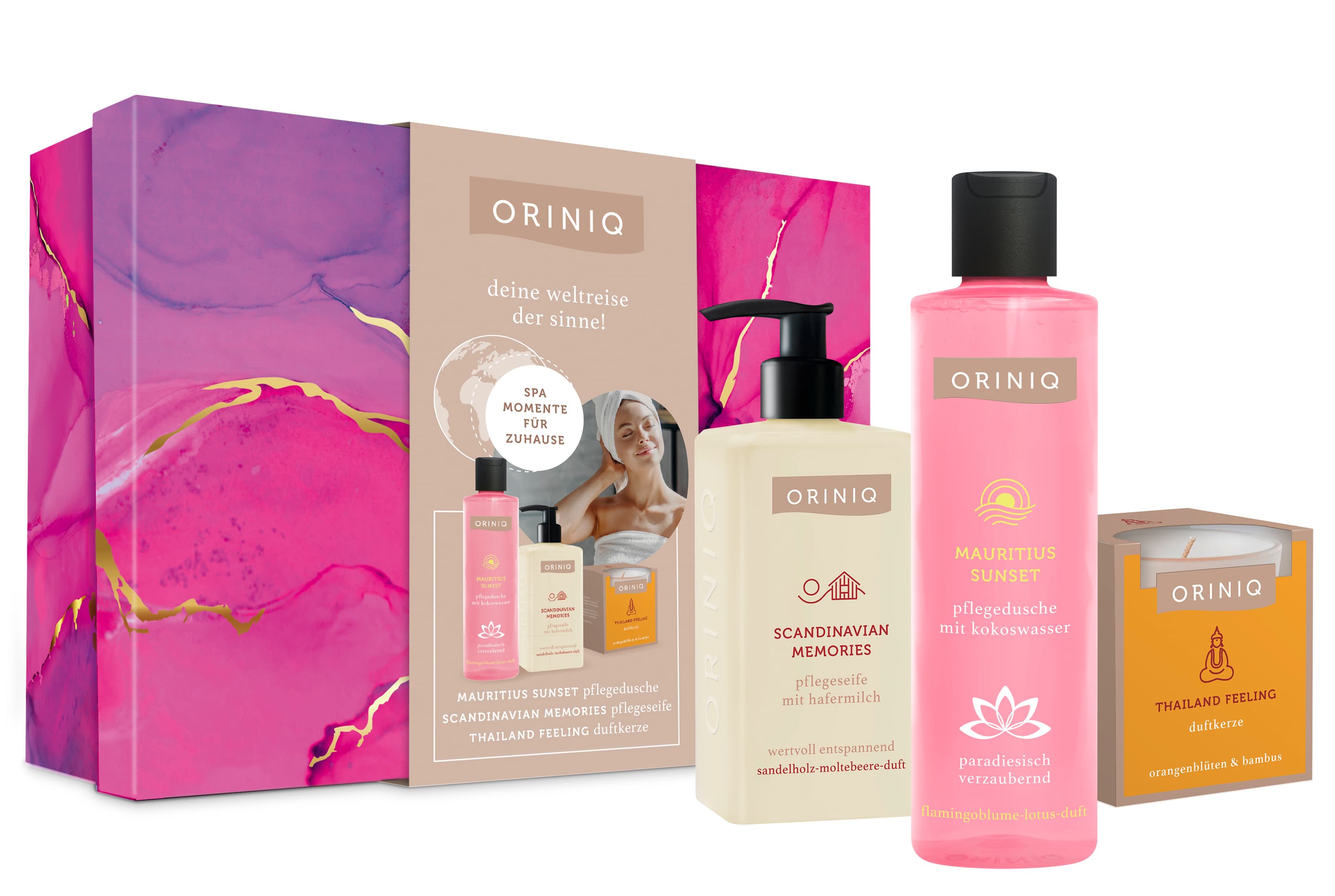 ORINIQ Weltreise der Sinne Geschenkpackung