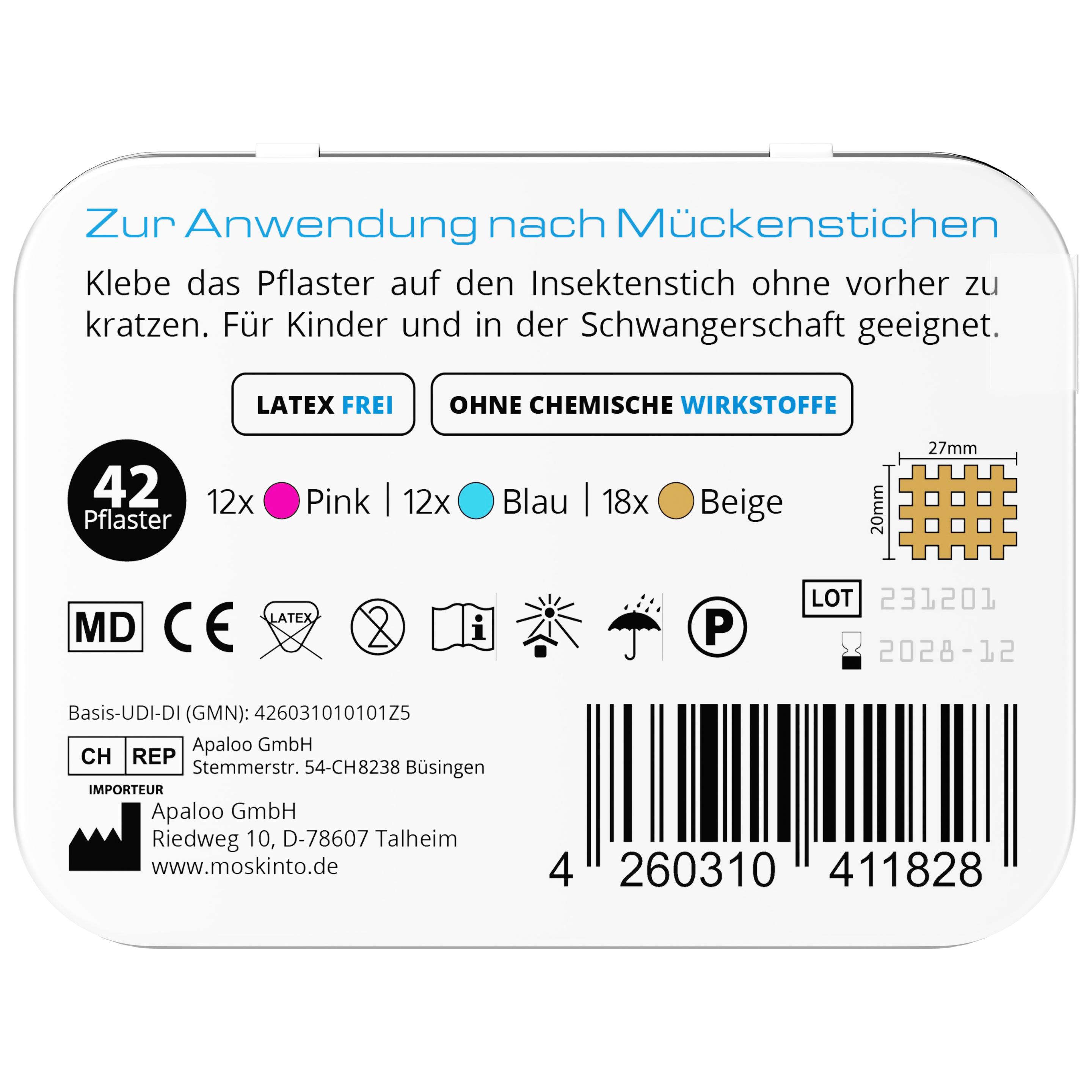 Produktbild MOSKINTO Insektenstichpflaster Family Box 2 von 4