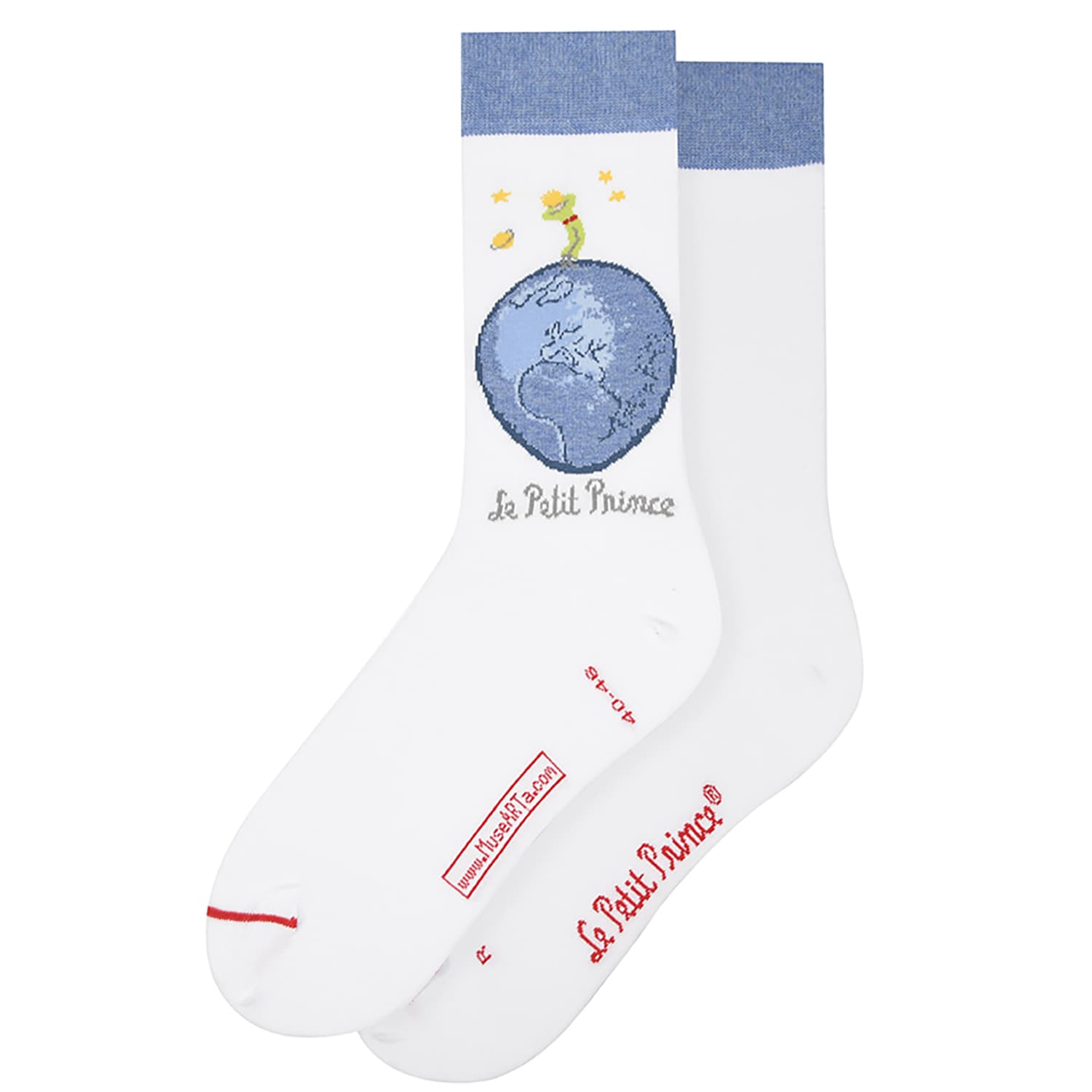 MuseARTa Unisex Socken Le Petit Prince - Blue Planet