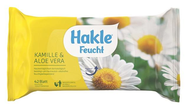 Hakle Feucht Toilettentücher KAMILLE UND ALOE VERA