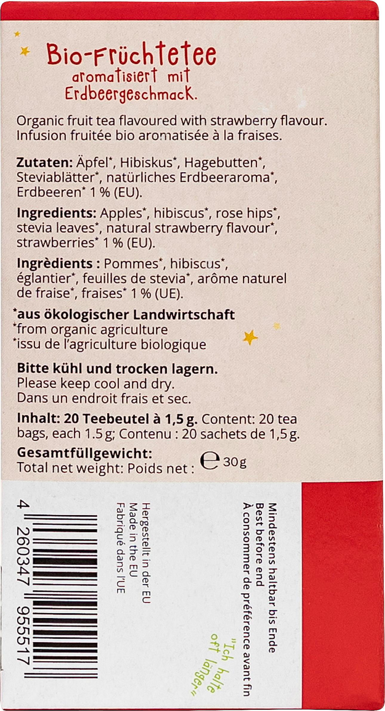 Produktbild TeeFee Früchtetee Bio Erdbeerzauber 7 von 7