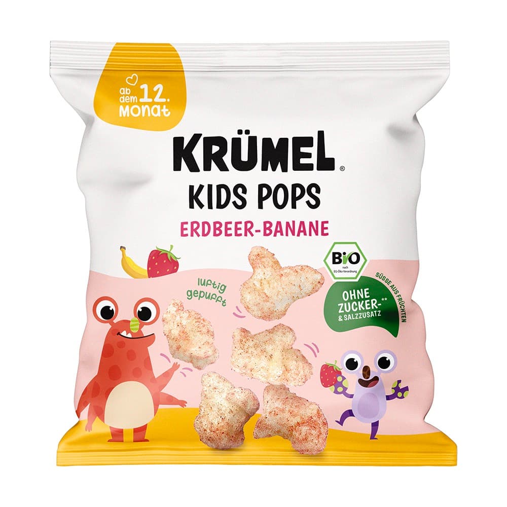 Krümel Bio Kids Pops Erdbeer Banane