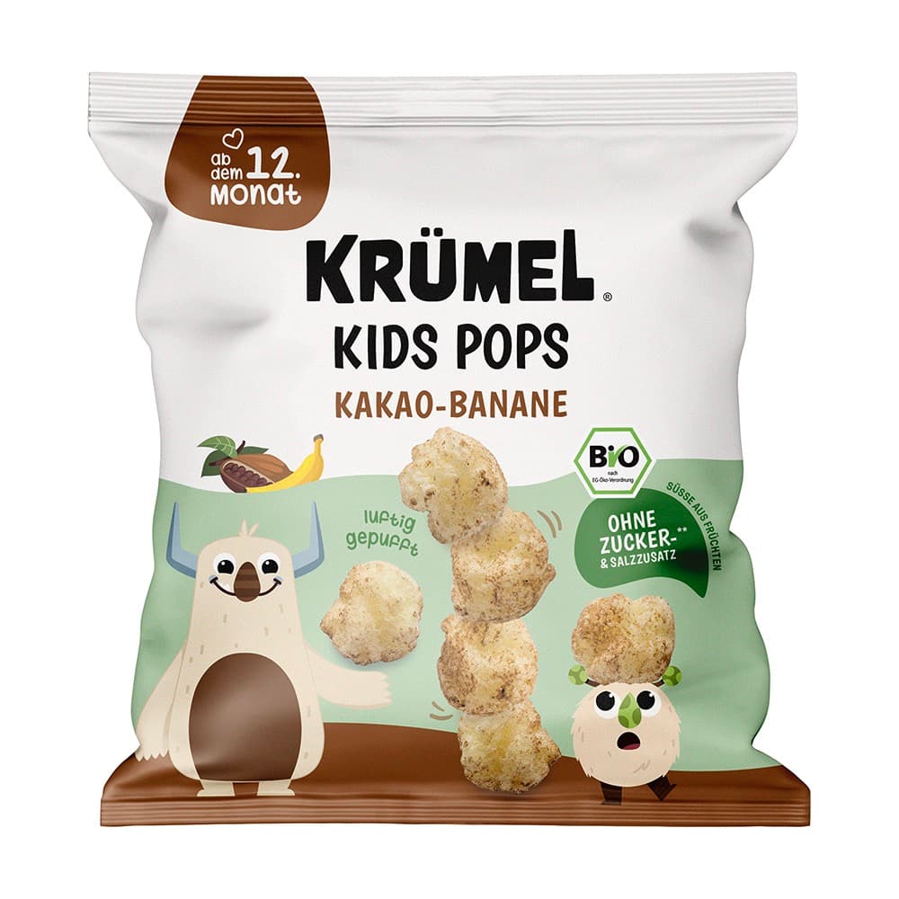 Krümel Bio Kids Pops Kakao Banane