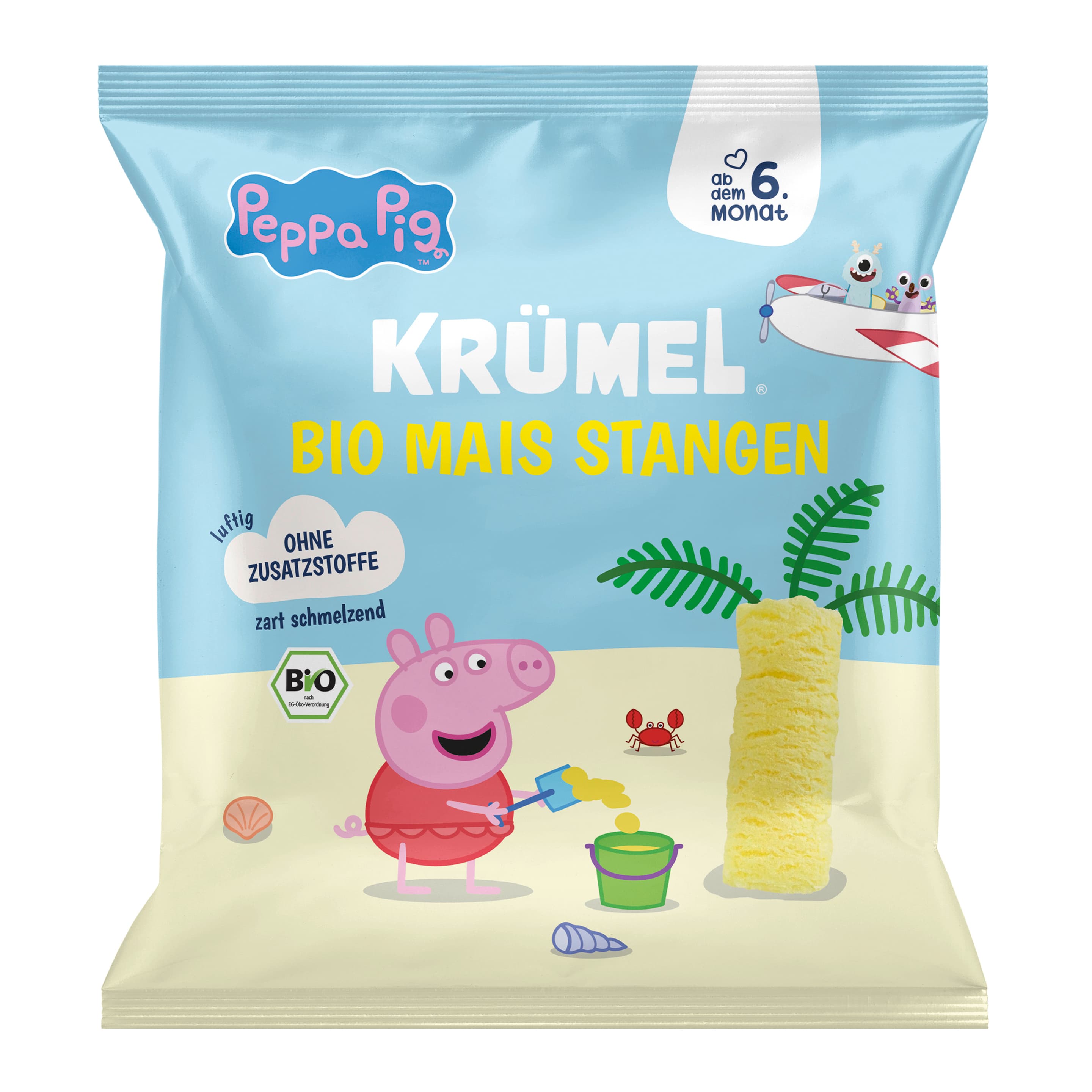Krümel Bio Maisstangen Natur Peppa X Krümel