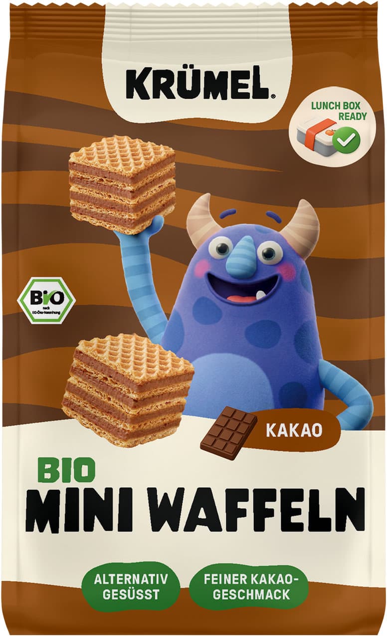 Krümel Bio Kakao Mini Waffeln