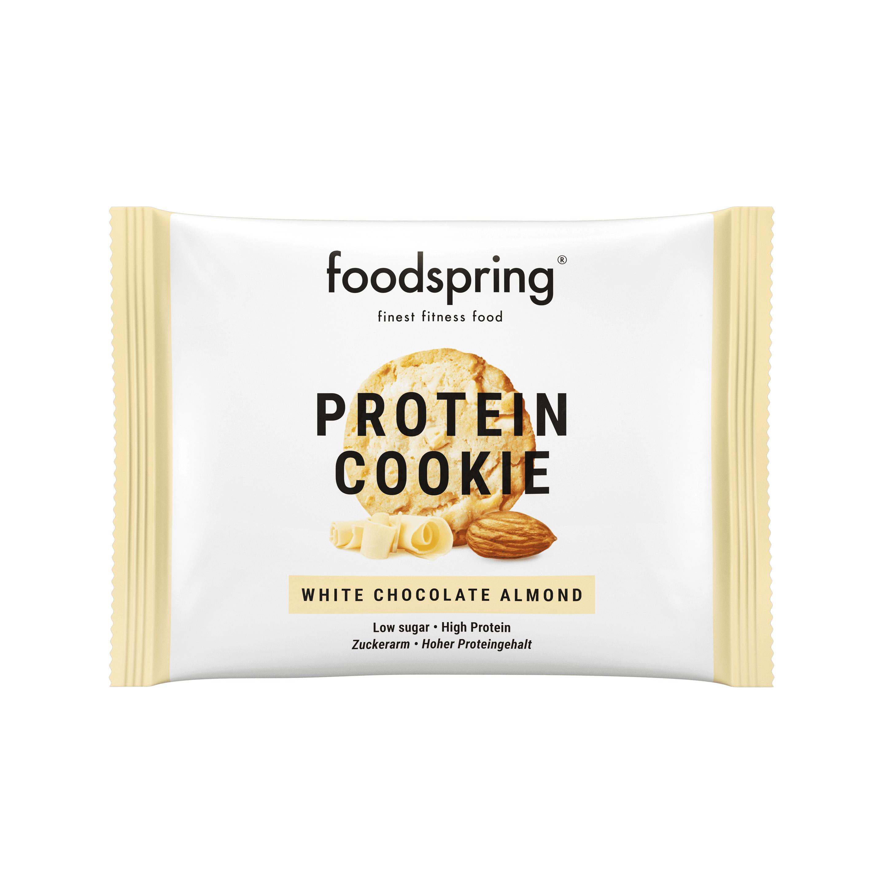 Foodspring Protein Cookie White Chocolate Almond