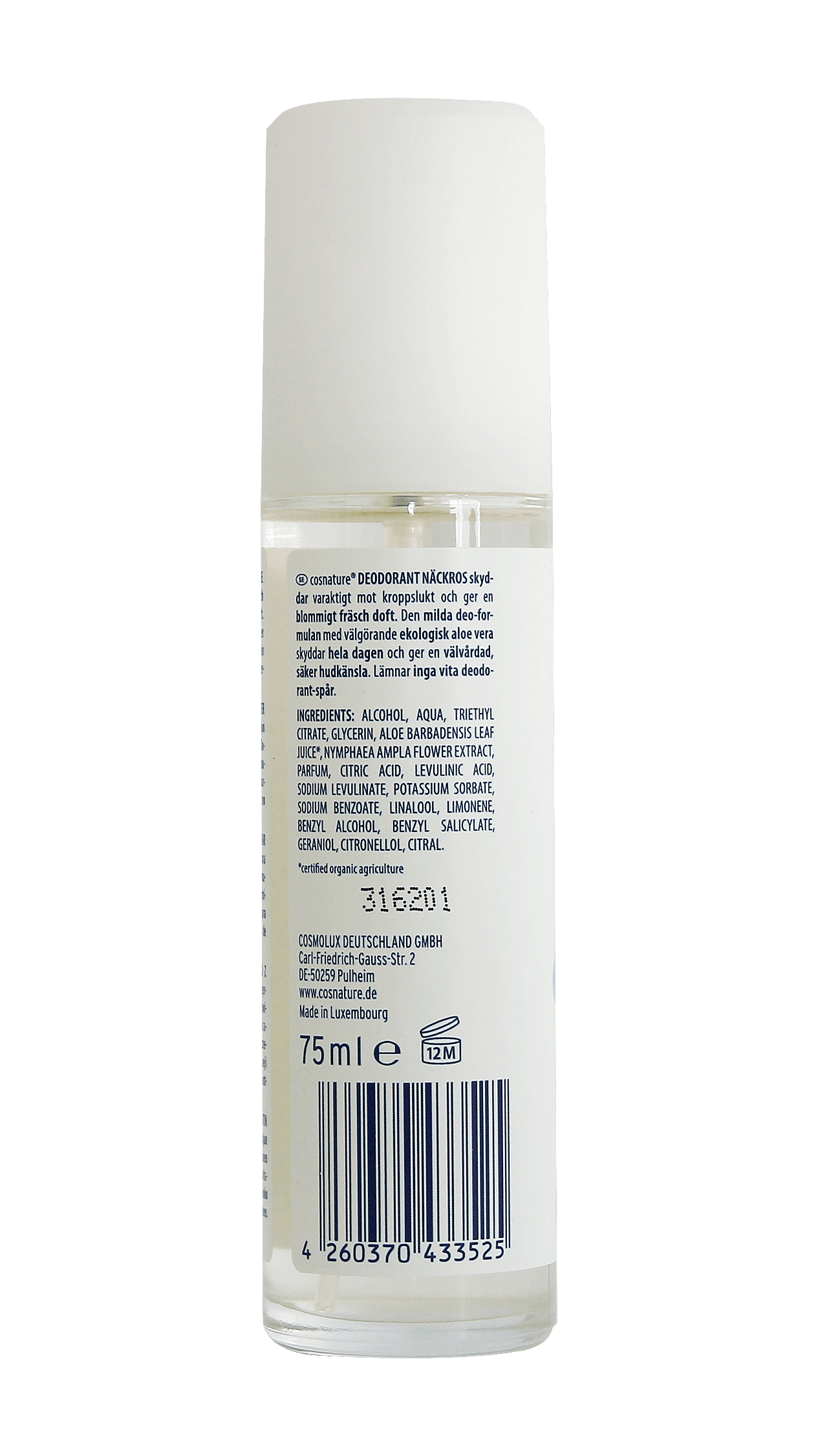 Produktbild cosnature® Deo Spray Wasserlilie 3 von 3