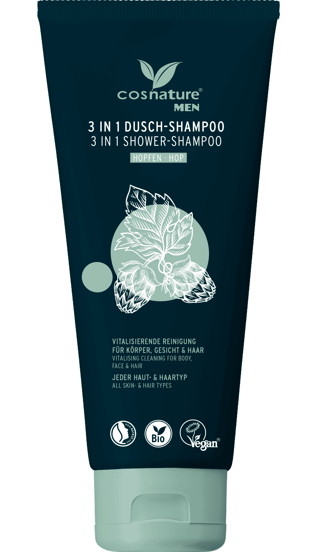 cosnature® 3 in 1 Dusch-Shampoo Hopfen