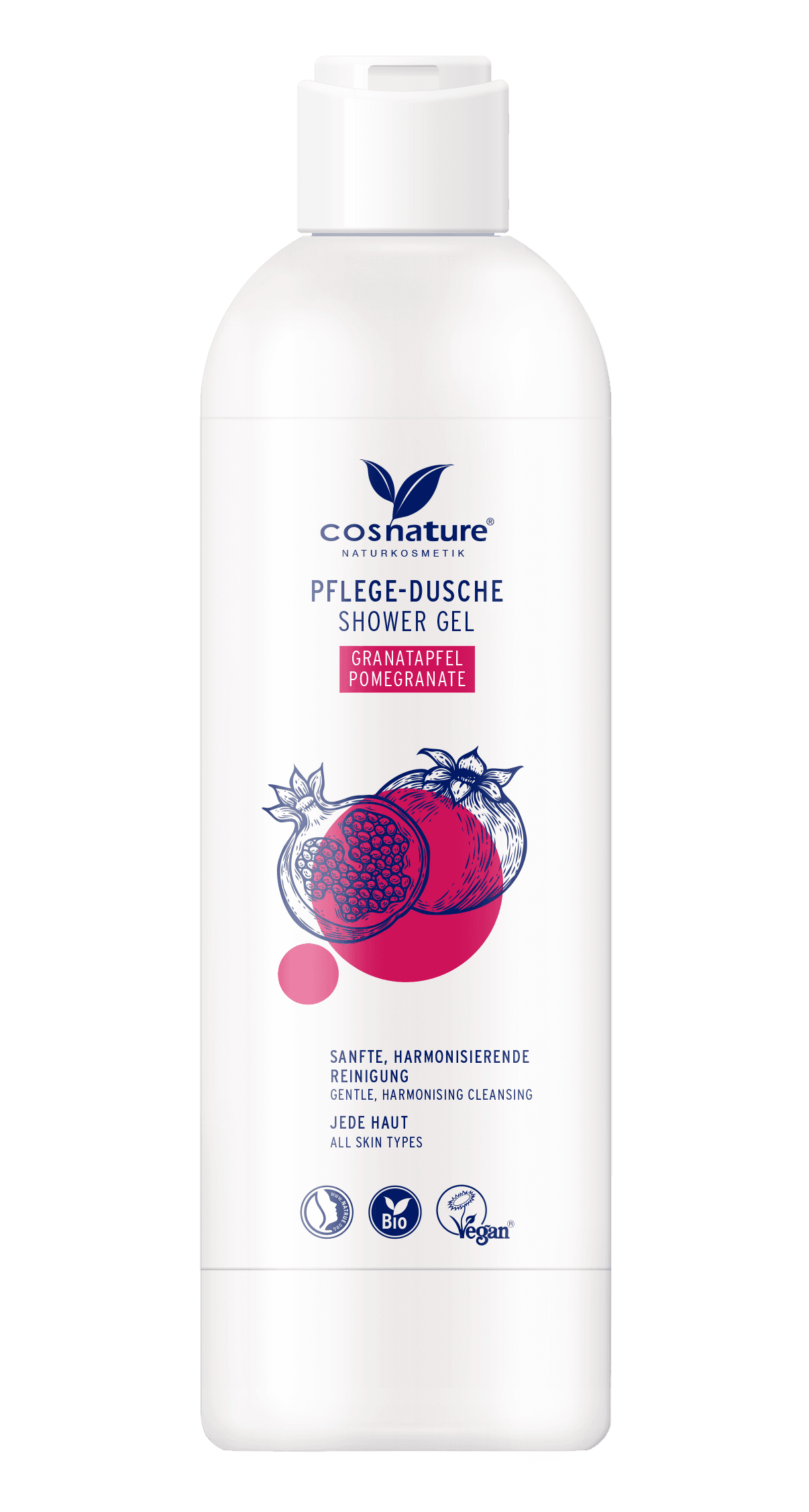 cosnature® Pflege-Dusche Granatapfel