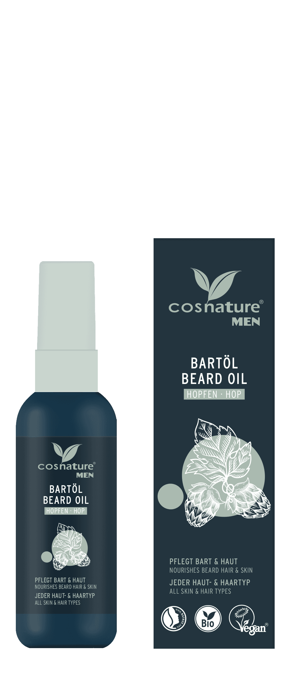 cosnature® Bartöl Hopfen