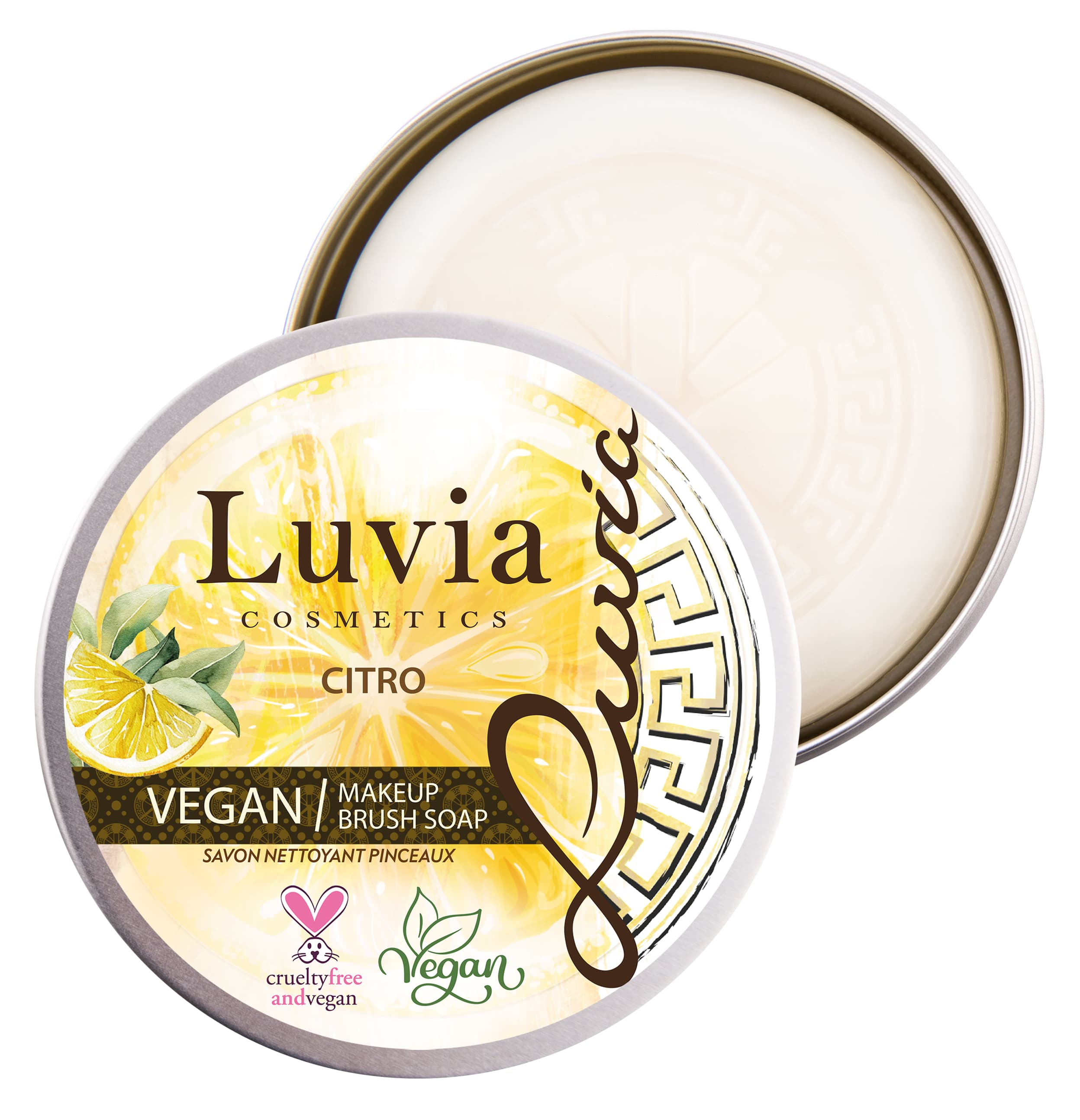 Luvia Reinigungsseife für Make-up Pinsel