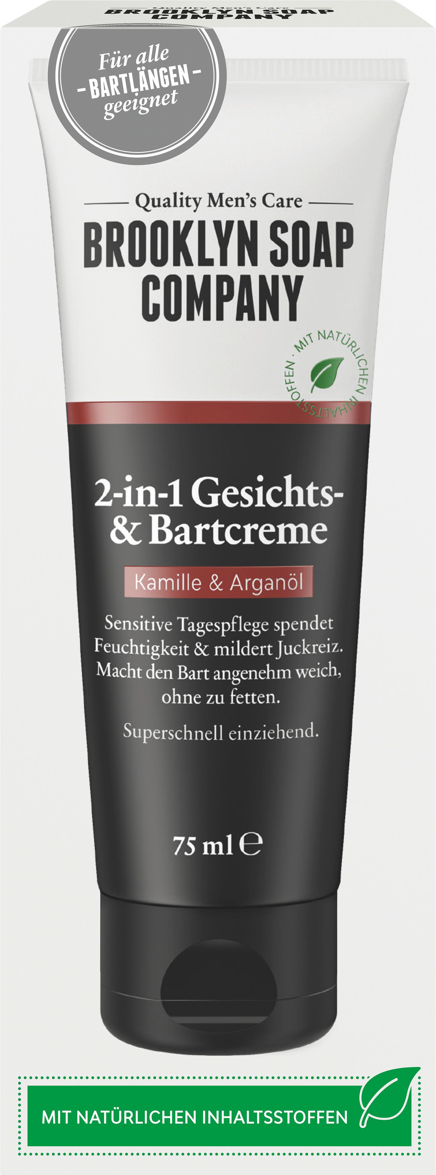 BROOKLYN SOAP COMPANY 2-in-1 Gesichts-&Bartcreme