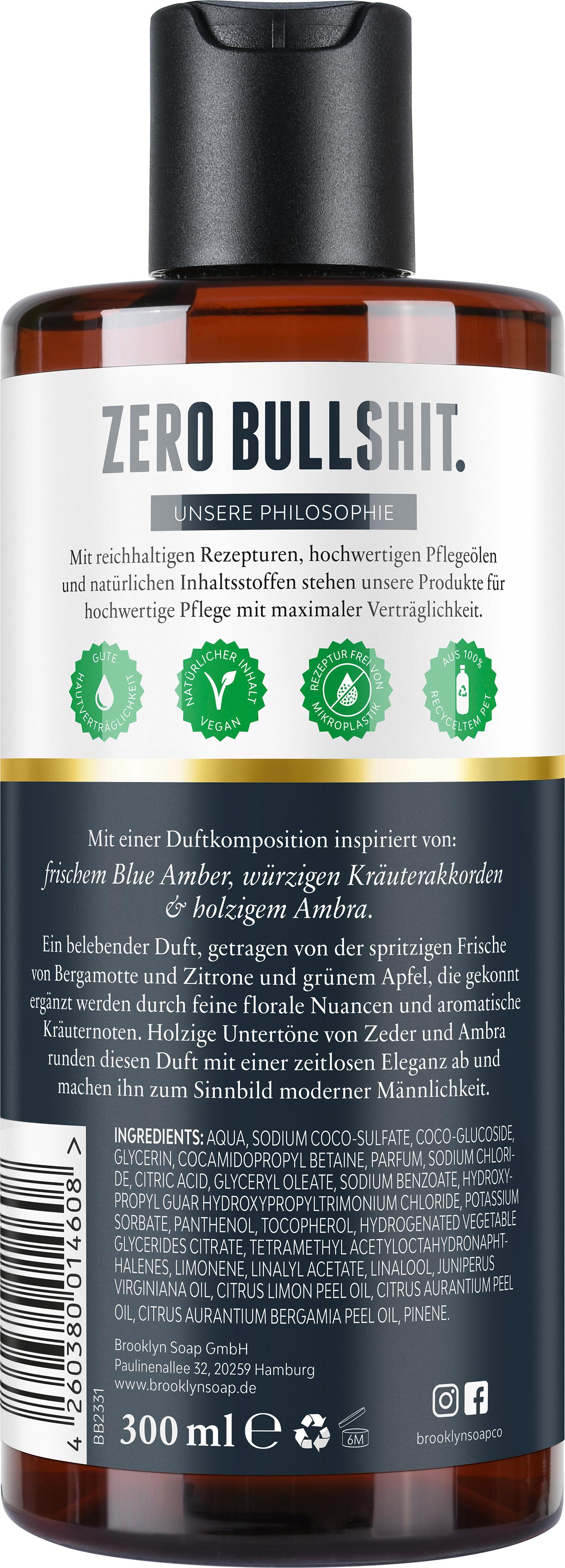 Produktbild BROOKLYN SOAP COMPANY Blue Amber&Cedar Duschgel 2 von 3