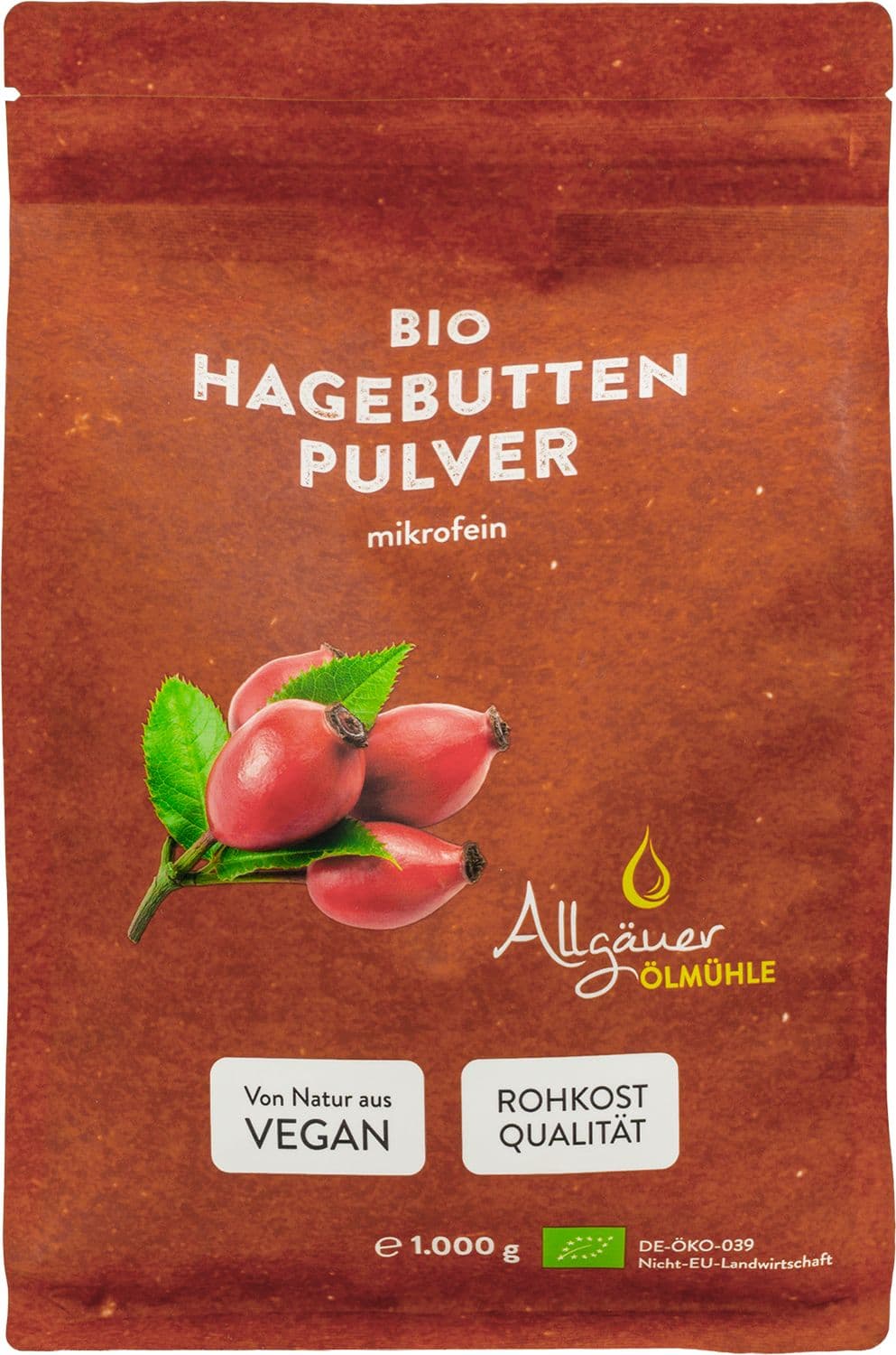 Allgäuer Ölmühle Bio Hagebuttenpulver