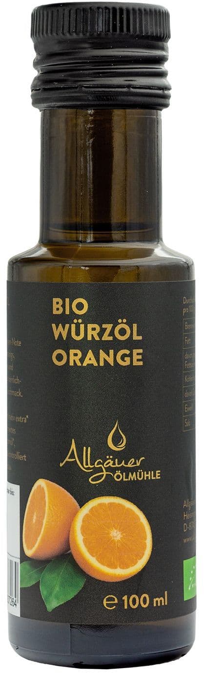 Allgäuer Ölmühle Bio Würzöl Orange