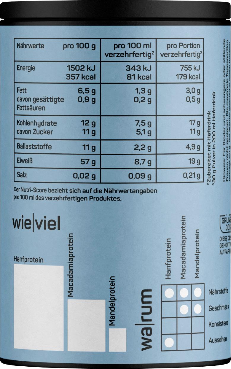 Produktbild NADURIA Bio Protein Vegan Pur 3 von 7