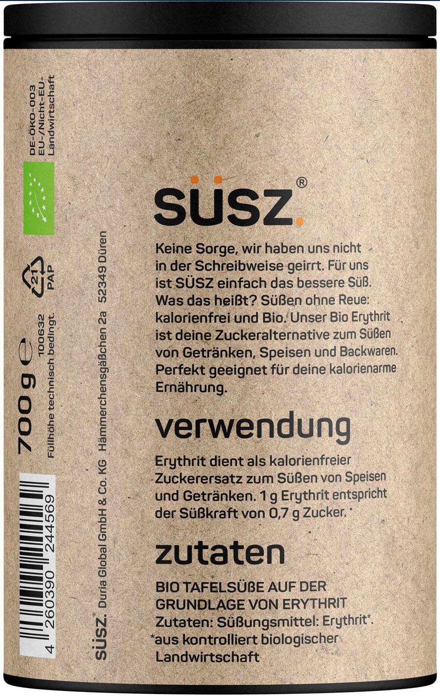 Produktbild SÜSZ Bio Süßungsmittel Erythrit 2 von 3