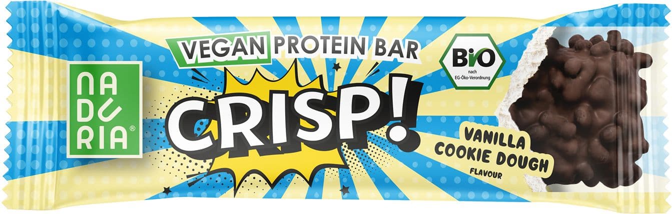 NADURIA Bio Vegan Proteinriegel CRISP! Vanilla Cookie Dough