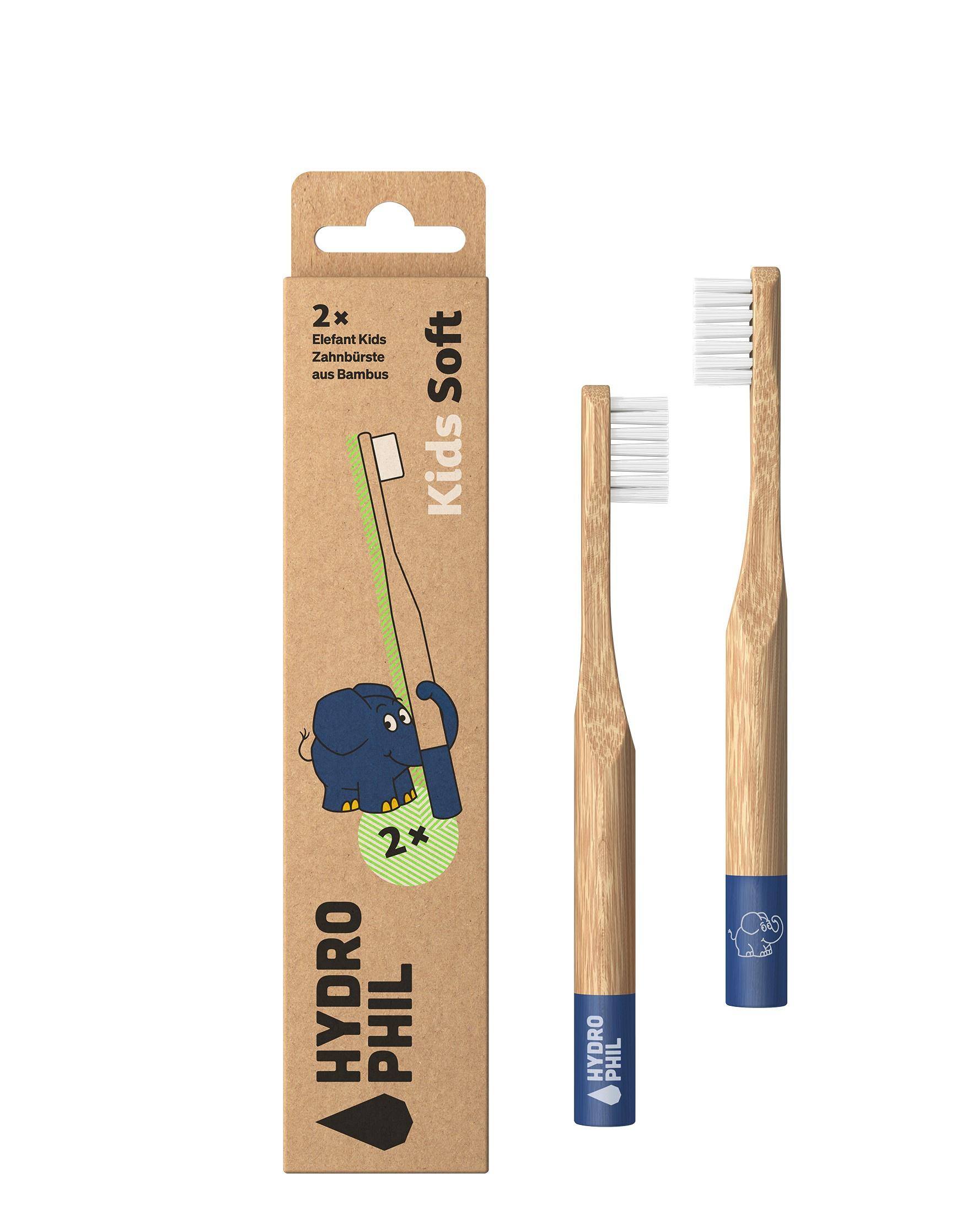 HYDROPHIL KIDS Bambuszahnbürste Der Elefant