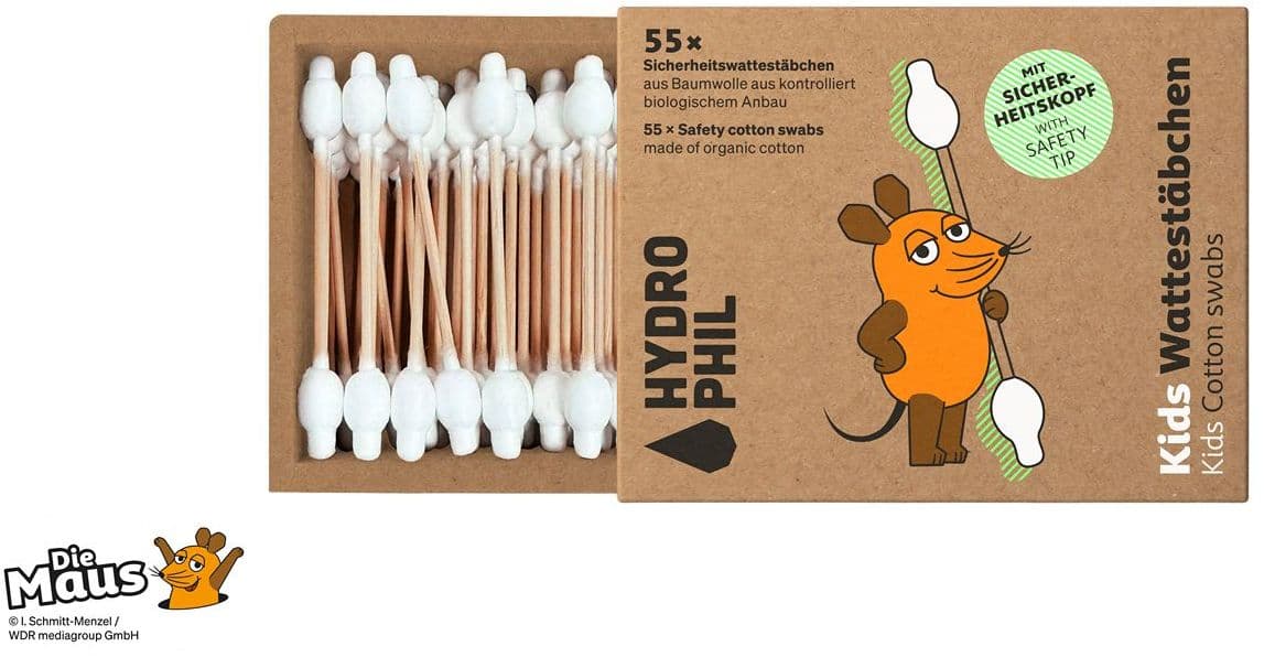 HYDROPHIL Kids Sicherheitswattestäbchen