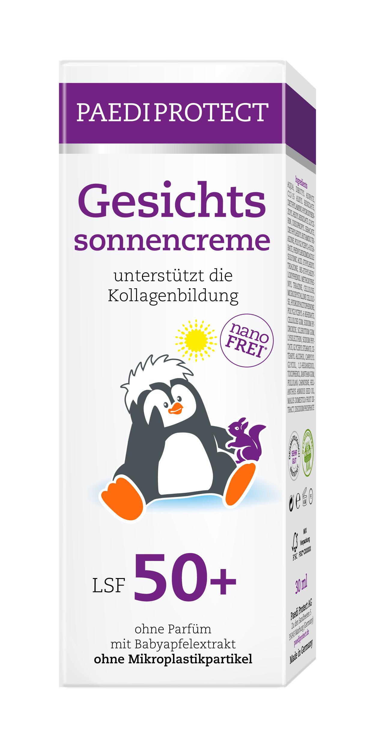 Produktbild PAEDIPROTECT Gesichtssonnencreme LSF 50+ 2 von 4