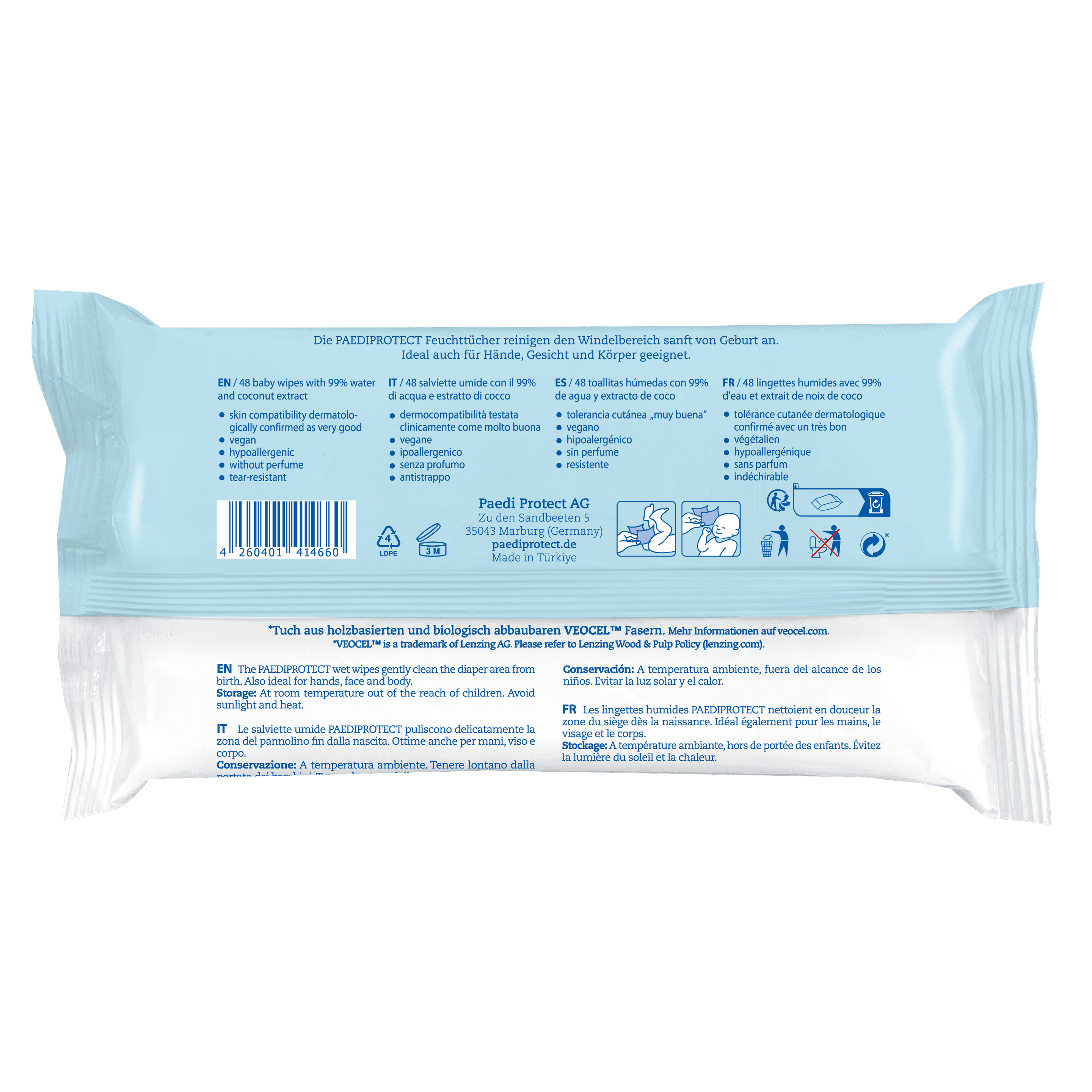 Produktbild PAEDIPROTECT Feuchttücher 3 von 3