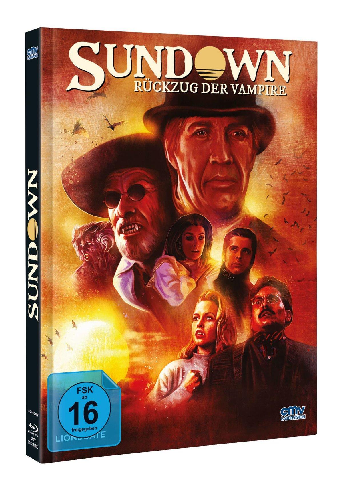 Sundown - Rückzug der Vampire - Mediabook - Cover C - LImited Edition auf 222 Stück  (Blu-ray+DVD)