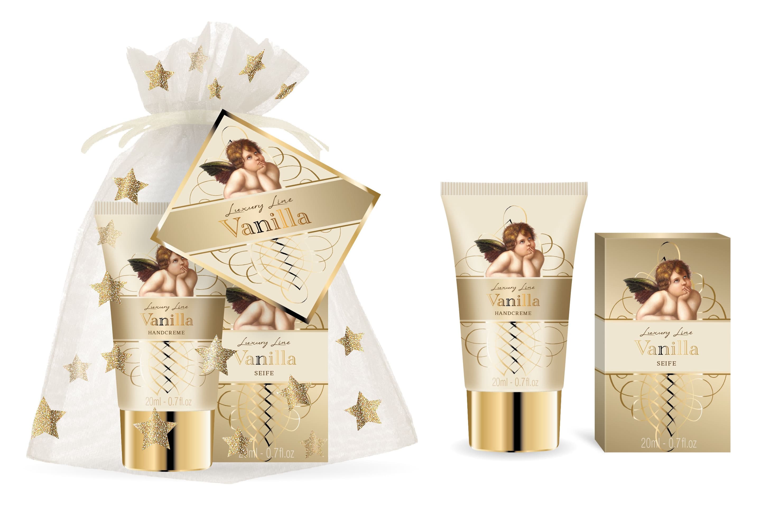 WONDERNICE Mini Geschenkset Golden Angel Geschenkpackung
