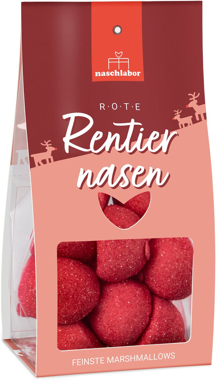 NASCHLABOR Marshmallow Rentiernasen