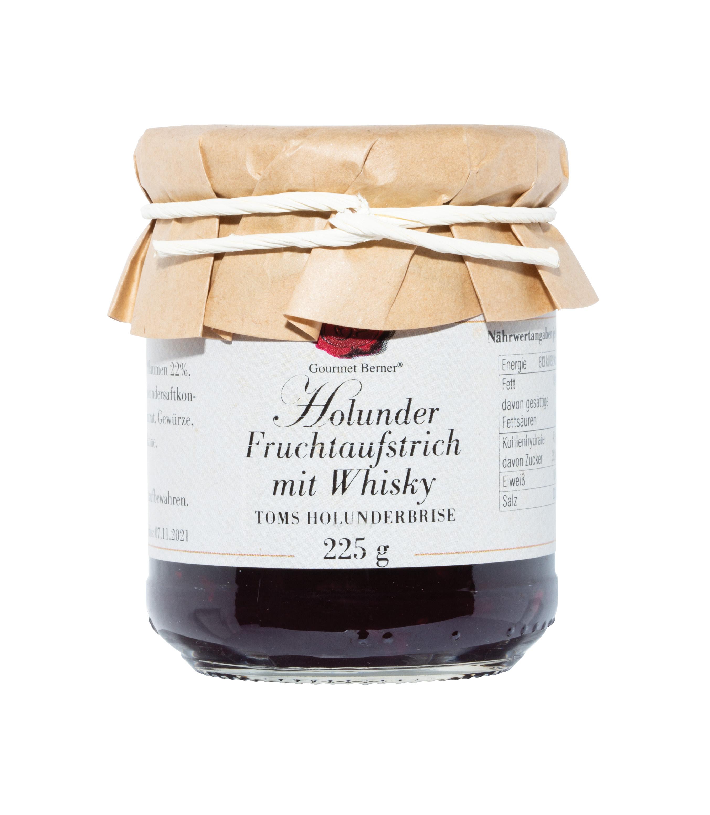 Gourmet Berner Holunder mit Whisky Fruchtaufstrich