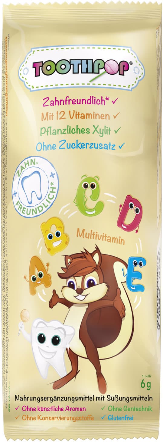 Toothpop® Zahnpflegelutscher Mutlivitamin