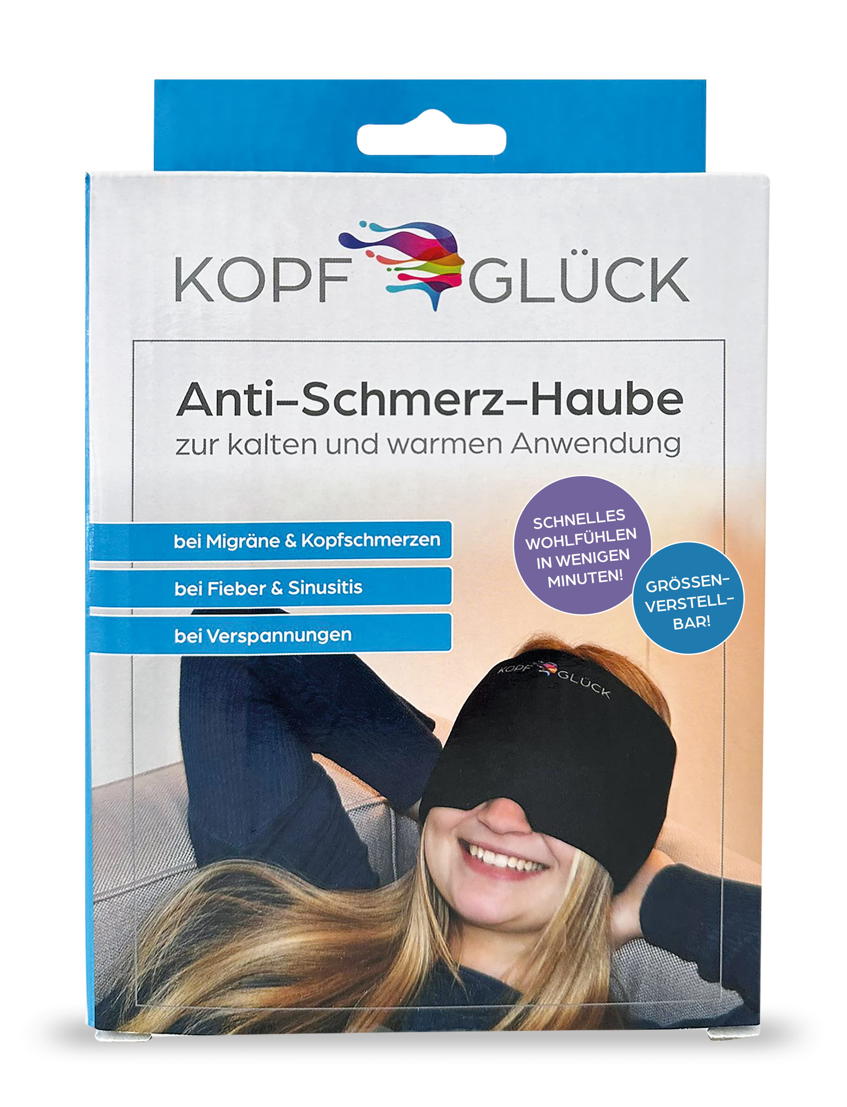 KOPFGLÜCK Anti-Schmerzen-Haube