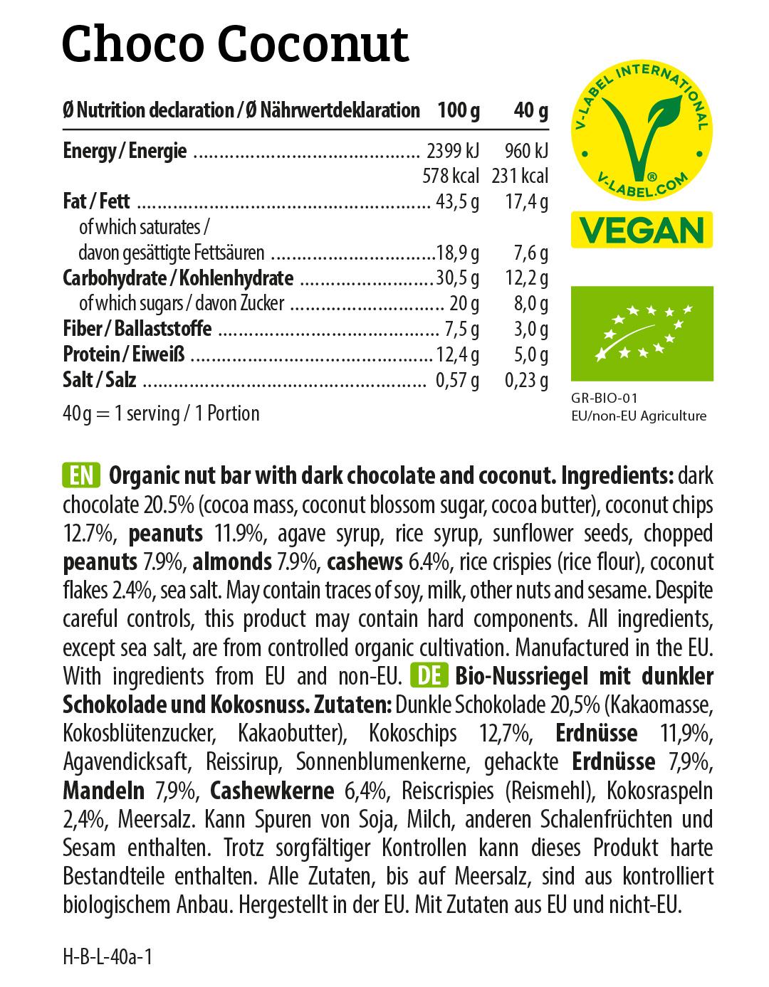 Produktbild HEJ® Natural Bite Choco Coconut 2 von 2