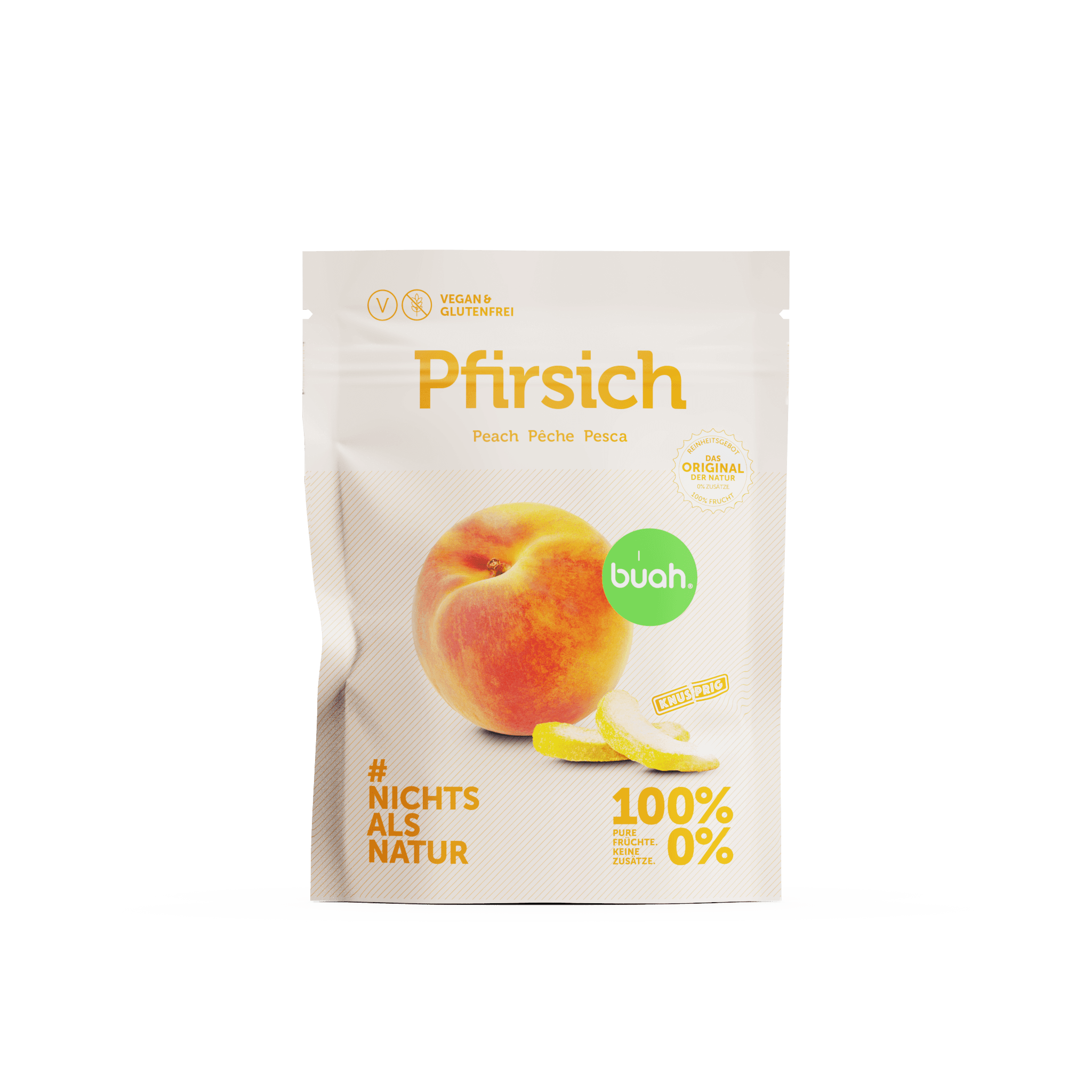 buah Pfirsich pur Kleiner Snackpack