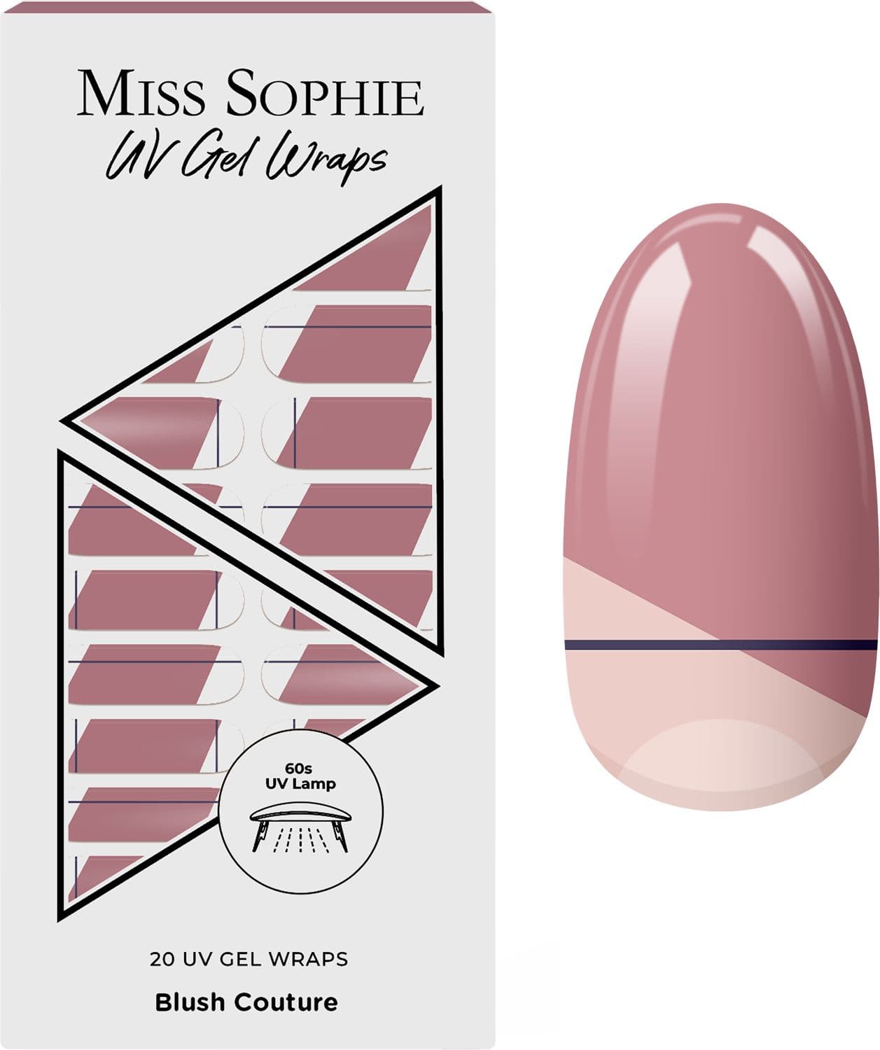 MISS SOPHIE UV Gel Wraps Blush Couture