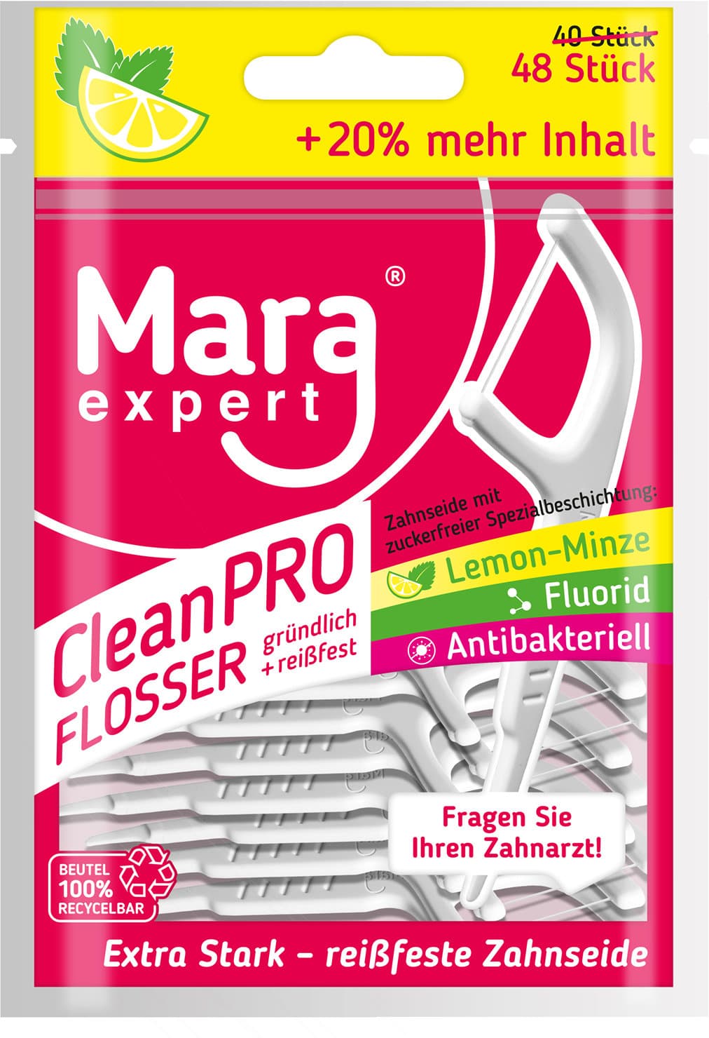 MARA EXPERT CleanPRO Flosser Lemon Minze